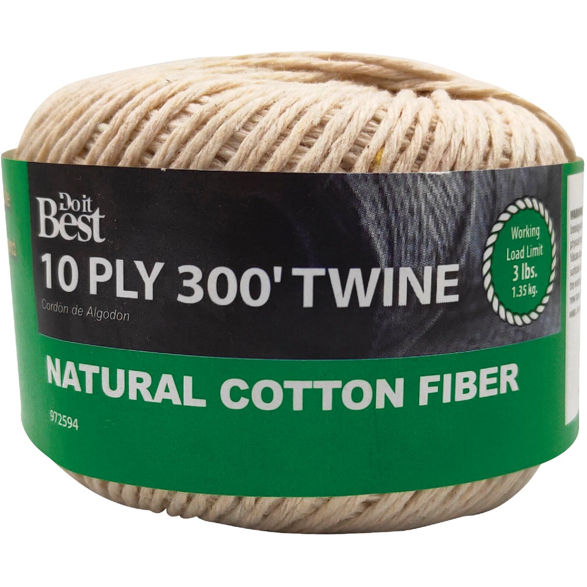 Do it Best 10-Ply x 300 Ft. White Cotton Parcel Post Twine