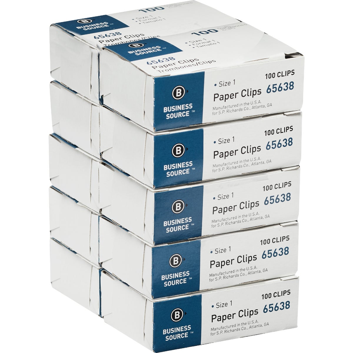 100PK REGULAR PAPER CLIP - UNV72210BX by United Stationers