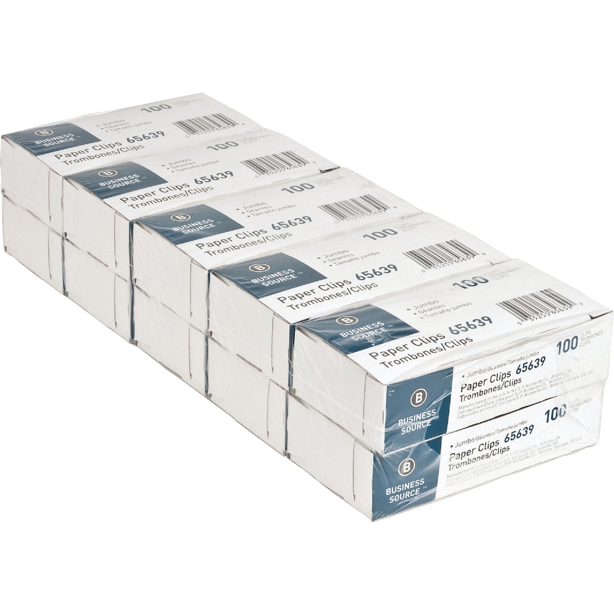 United Stationers 100PK JUMBO PAPER CLIP UNV72220BX