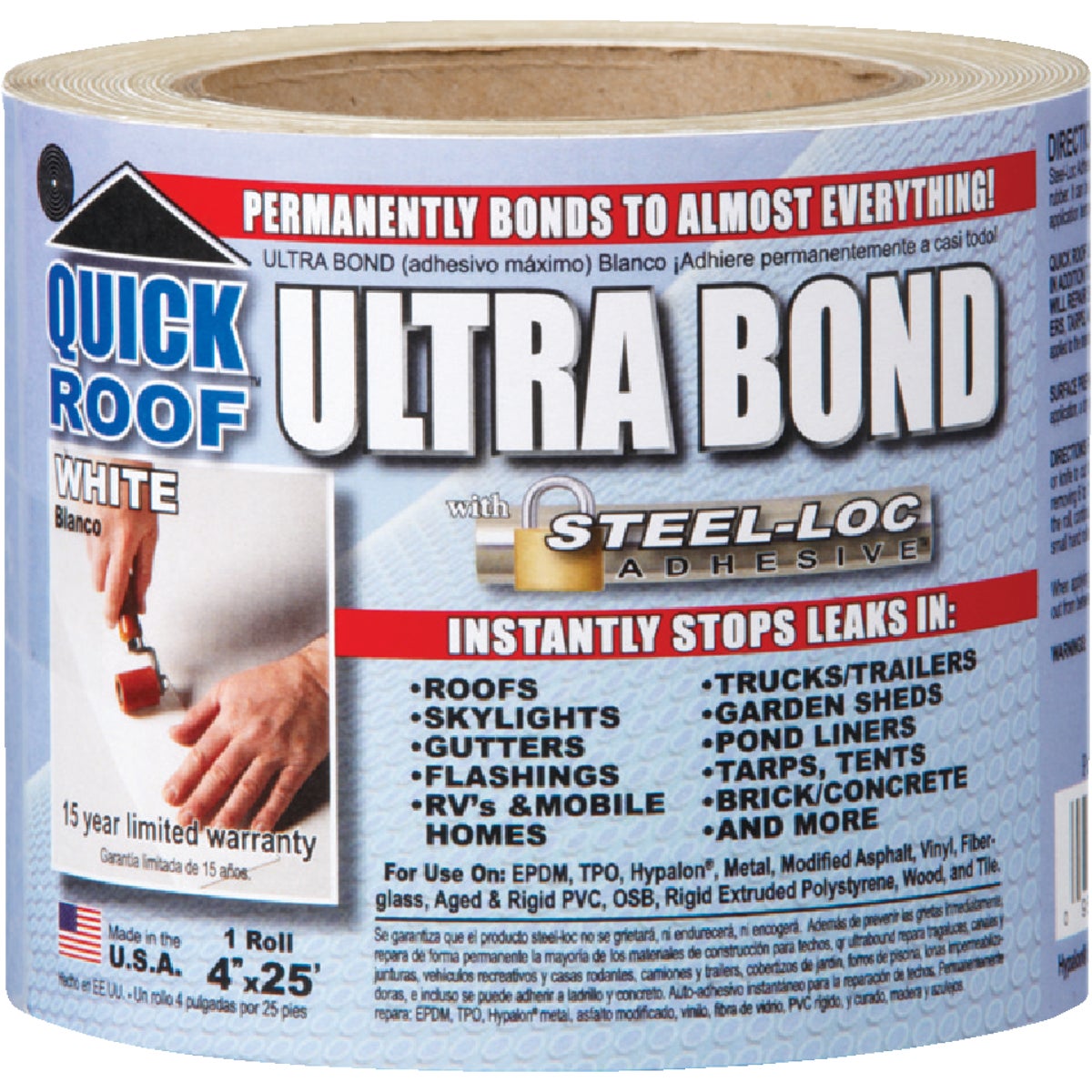 4X25 WHT ROOF REPAIR - UBW425 by Cofair Products Inc