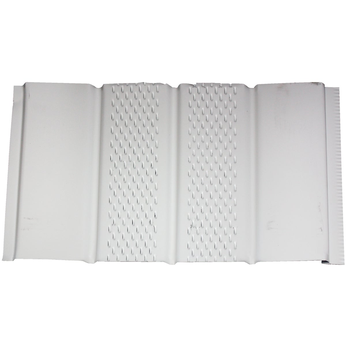 16" WHT C/V ALUM SOFFIT - 48350-AJ20 by Klauer Mfg Co