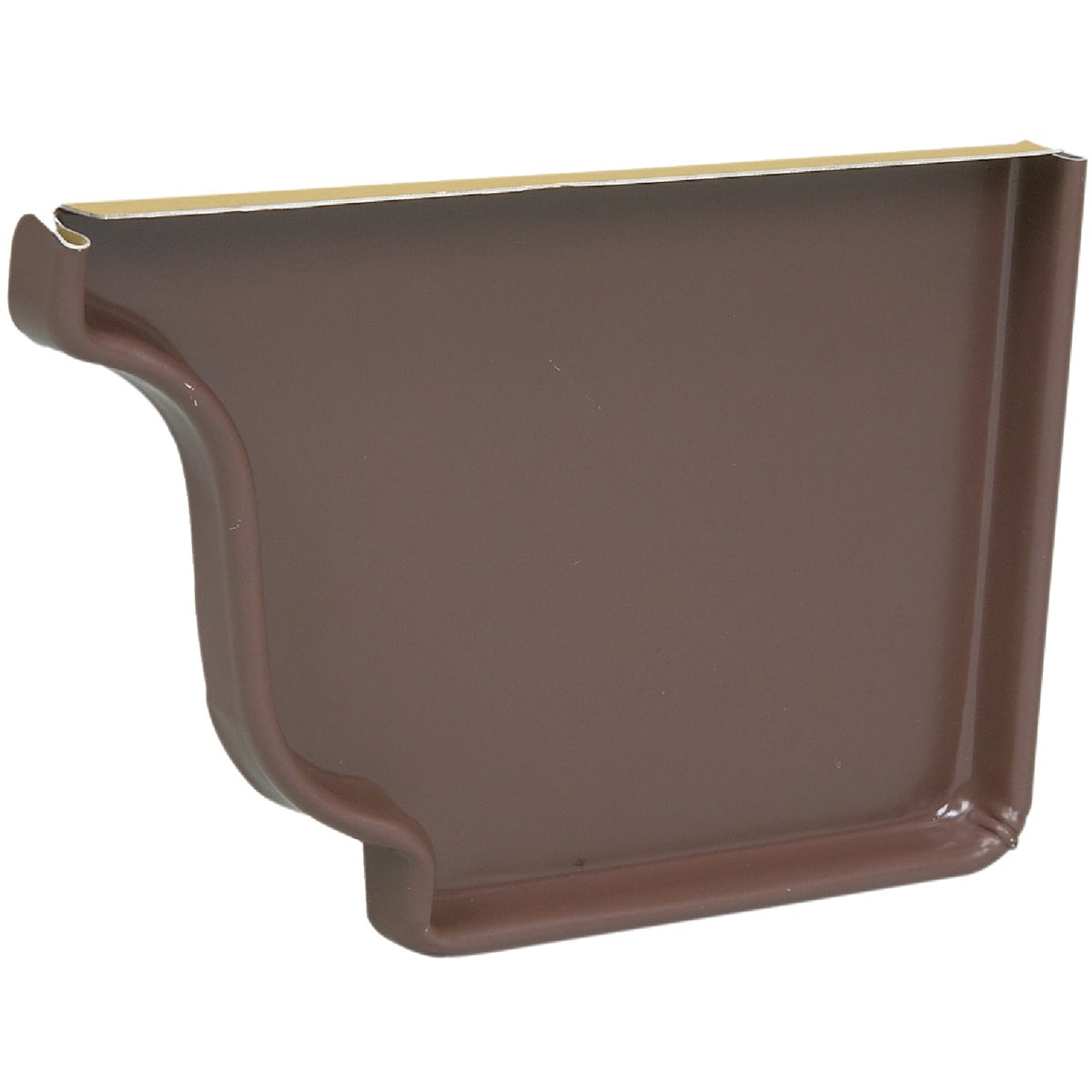 BROWN RIGHT END CAP - 2520619 by Amerimax Home Prod