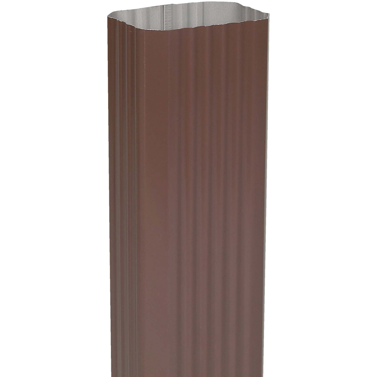 2X3 BROWN ALUM DOWNSPOUT - 2401019120 by Amerimax Home Prod