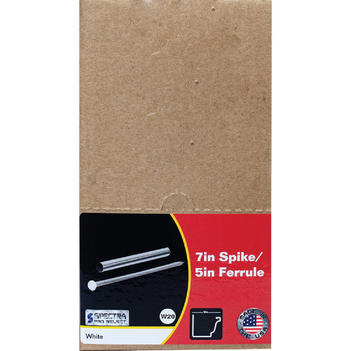 7" BRN GUTTER SPIKE - 2504019 by Amerimax Home Prod