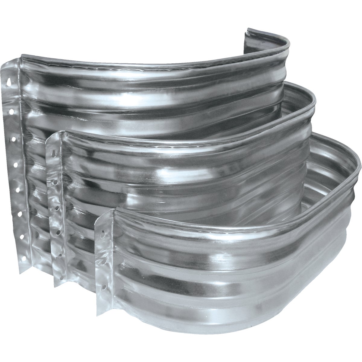 24" GALV SQ AREA WALL - SS3712-24 by St Paul Corrugating