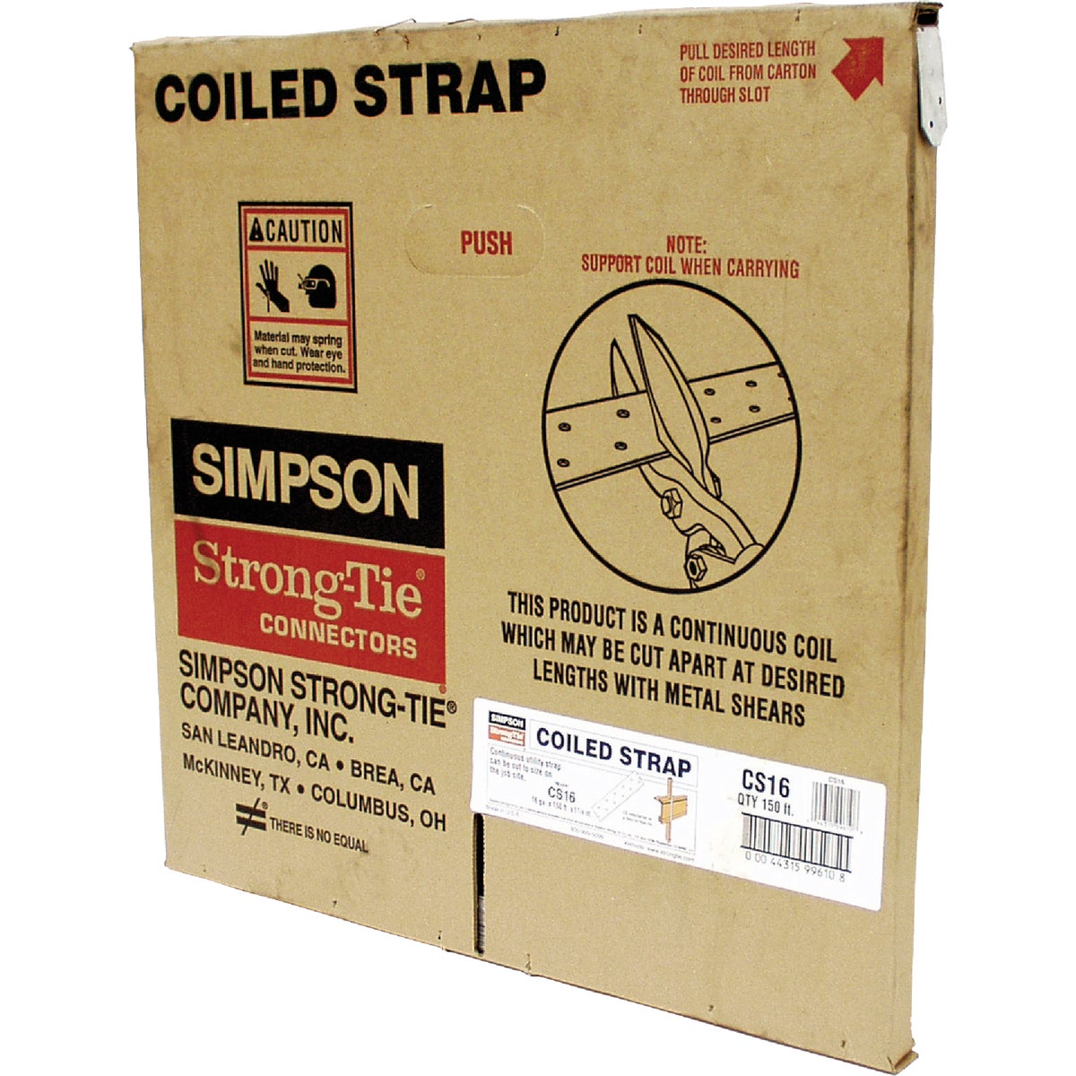 150' 16GA COILED STRAP - CS16 by Simpson Strong Tie