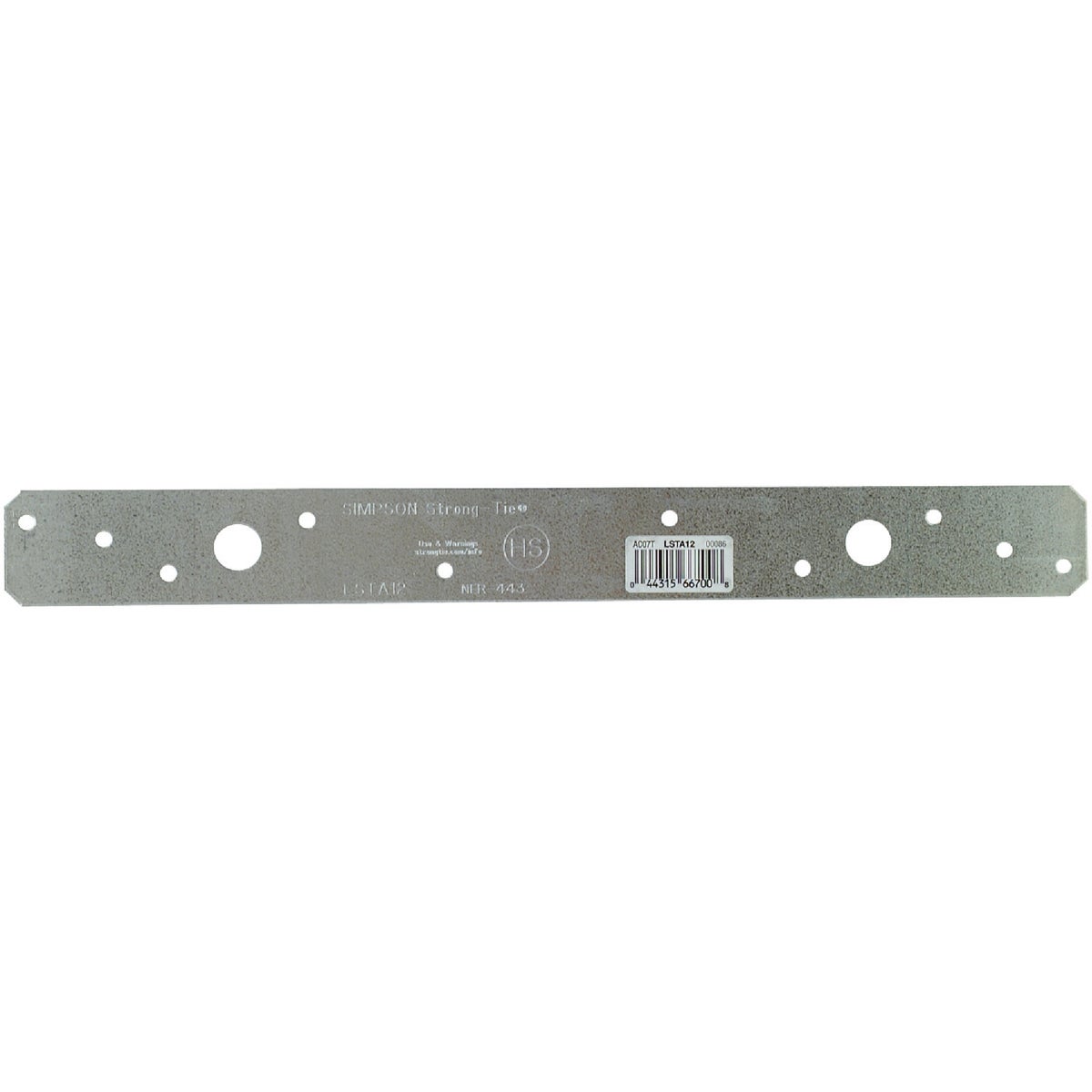 12" STRAP/TIE - LSTA12 by Simpson Strong Tie