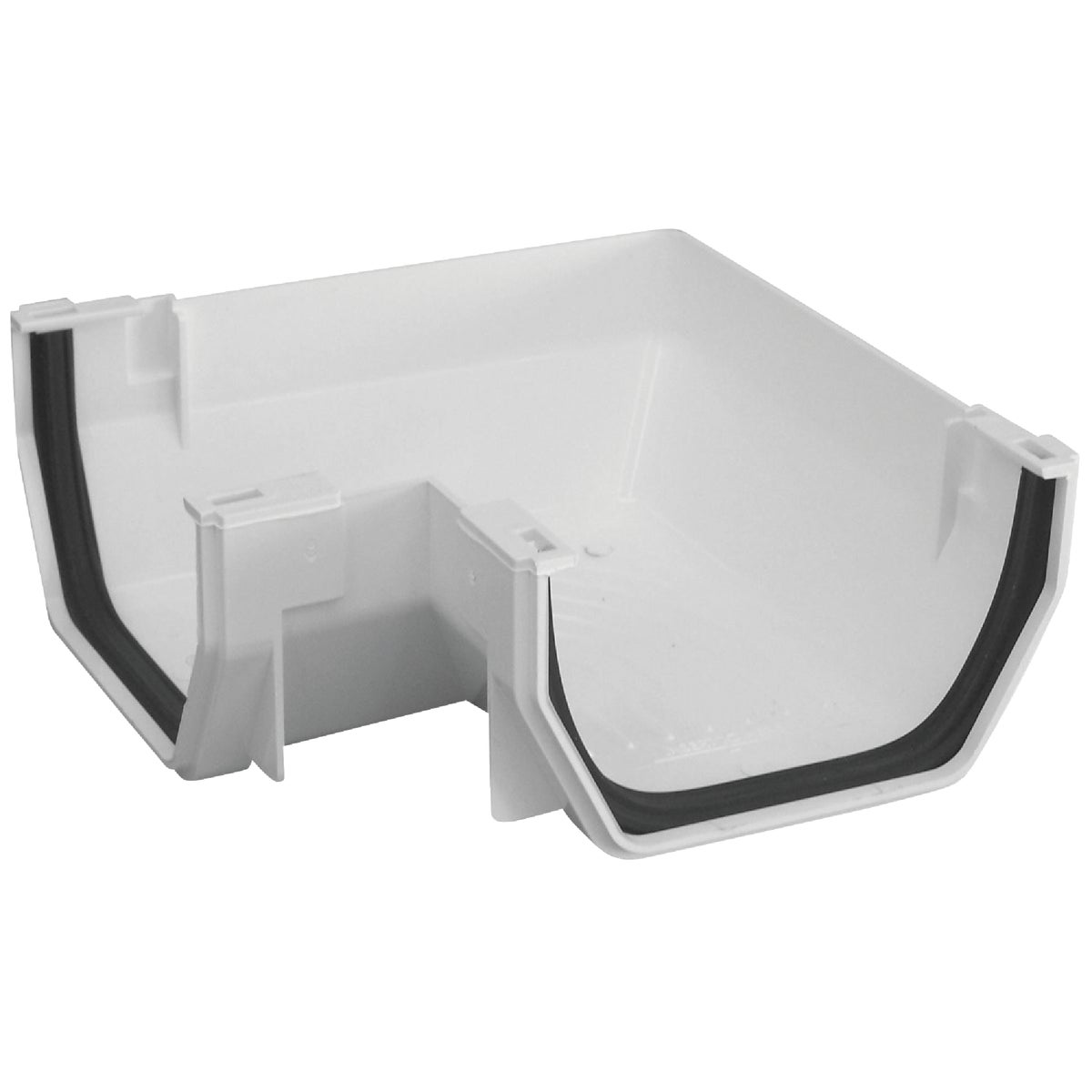 WHT GUTTER CORNER - RW103 by Genova Products