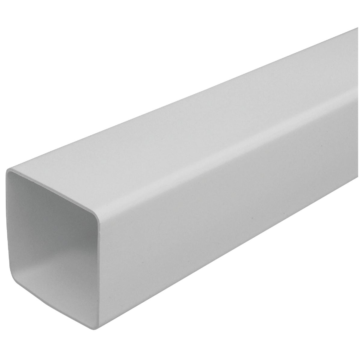 10' White Vinyl Downspout