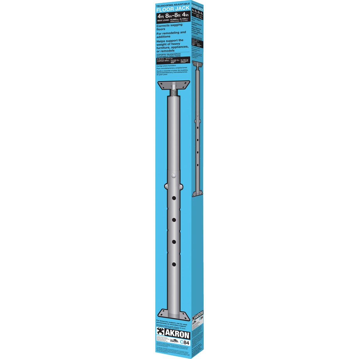 4'8"-8'4" FLOOR JACK - C-84 by Akron Products