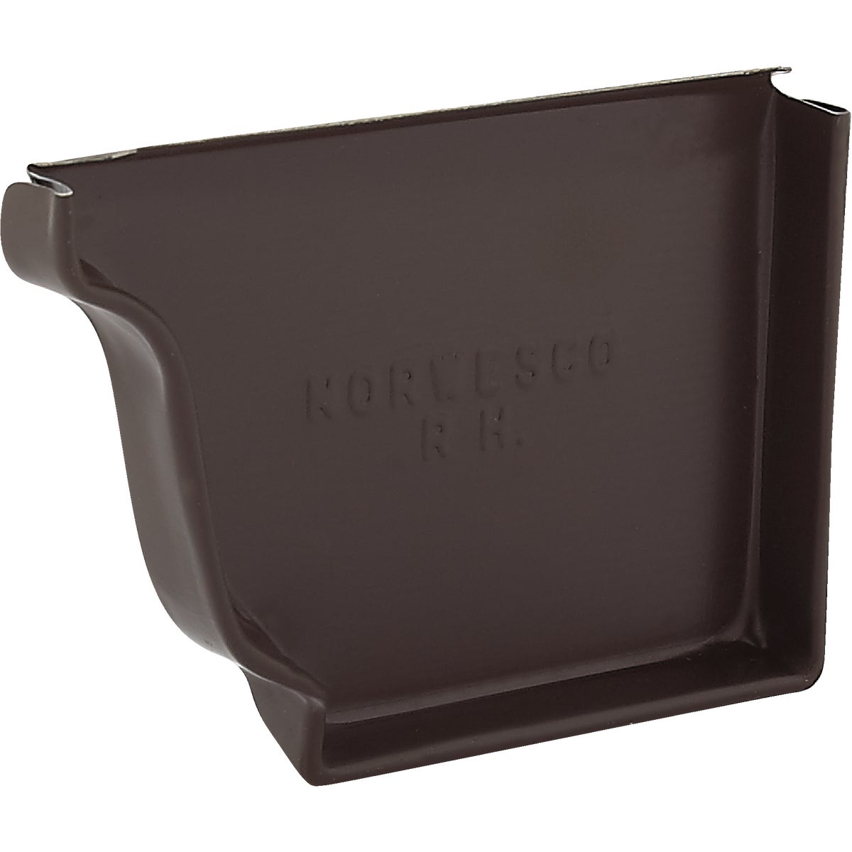4" BRN RIGHT END CAP - 228104 by Noll/norwesco Llc