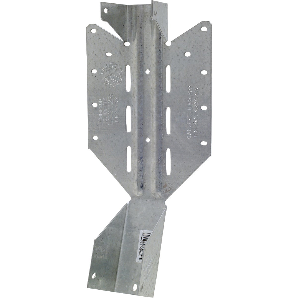 2X8 ADJUSTABLE U HANGER - LSSU28 by Simpson Strong Tie