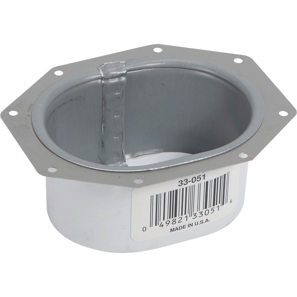 WHT LARGE C-OUTLET - 33051 by Amerimax Home Prod