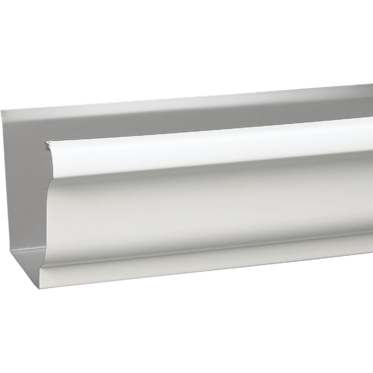 4" WHITE STEEL GUTTER - 1800700120 by Amerimax Home Prod