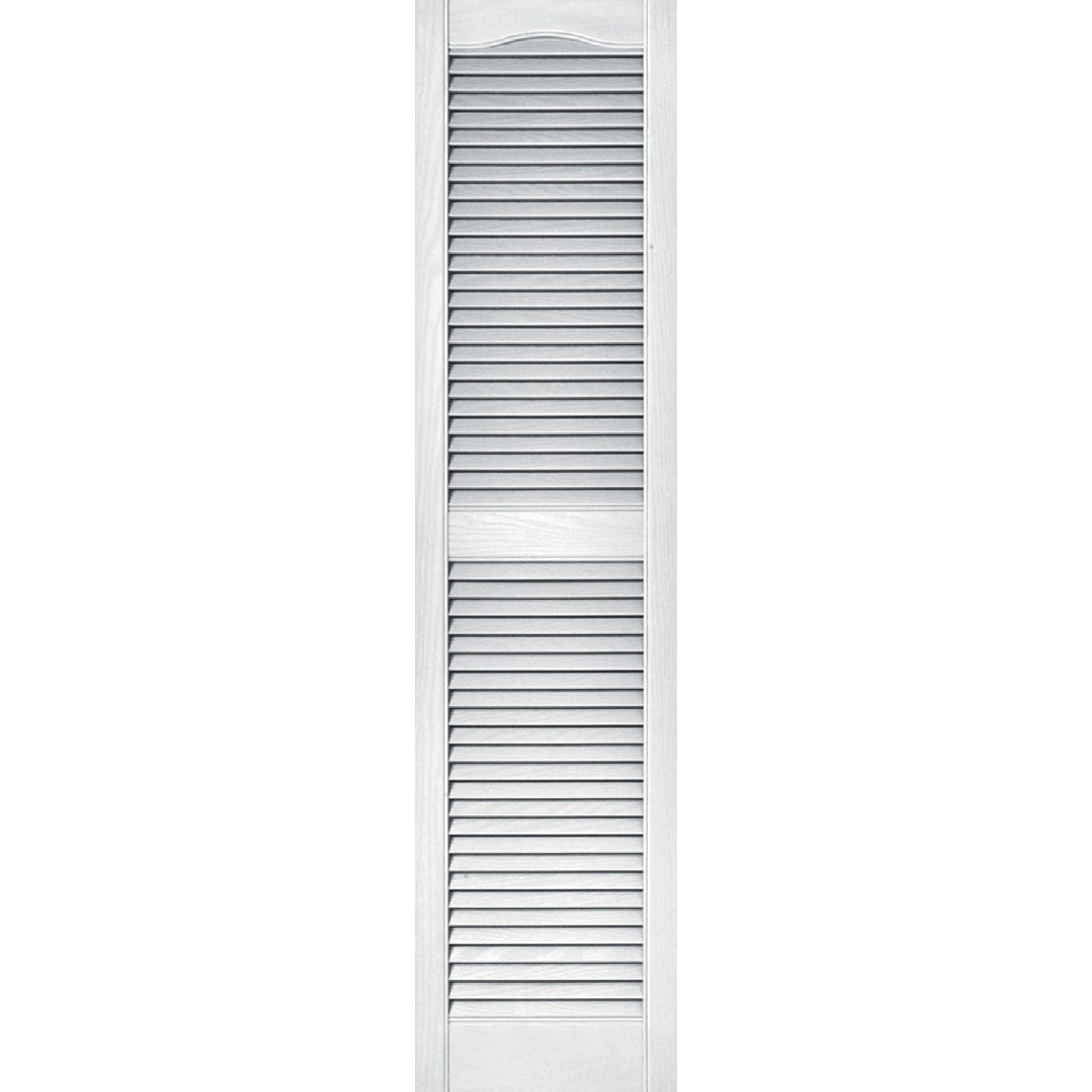 15X60 WHT LOUVER SHUTTER - 020140060001 by The Tapco Group