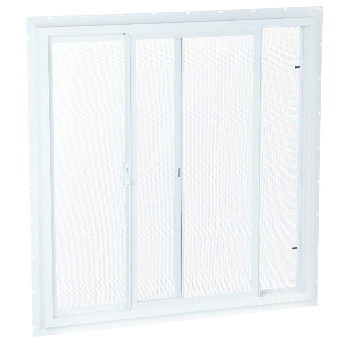WHT SLDR WINDOW W/SCREEN - 3030 by Duo Corp