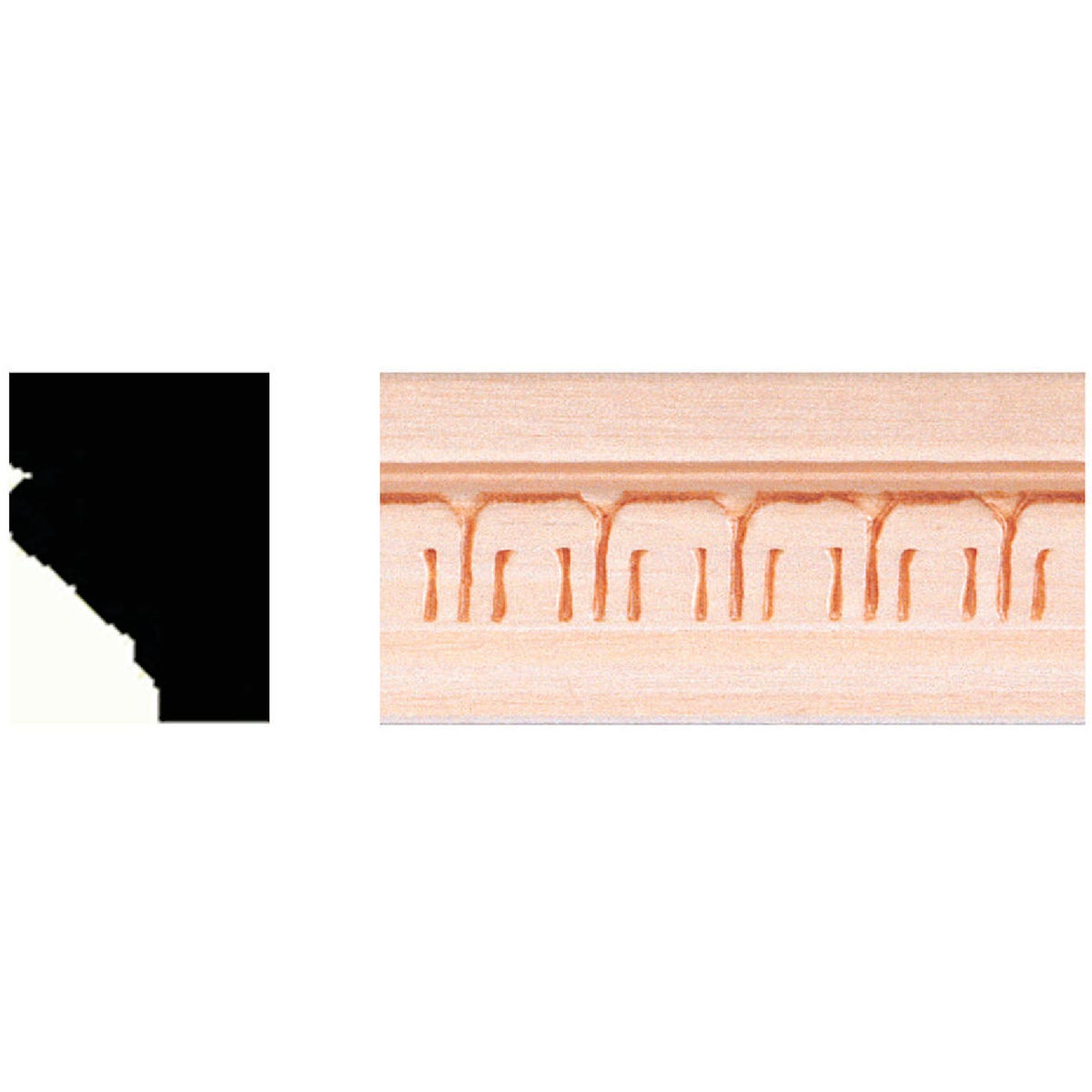 3/4X1X8' COVE MOULDING - 526 by House Of Fara Inc