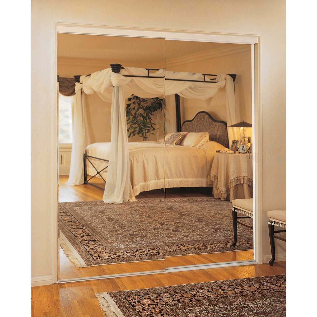 48X80 WHT BYPASS DOOR - 247503 by Home Decor Innov