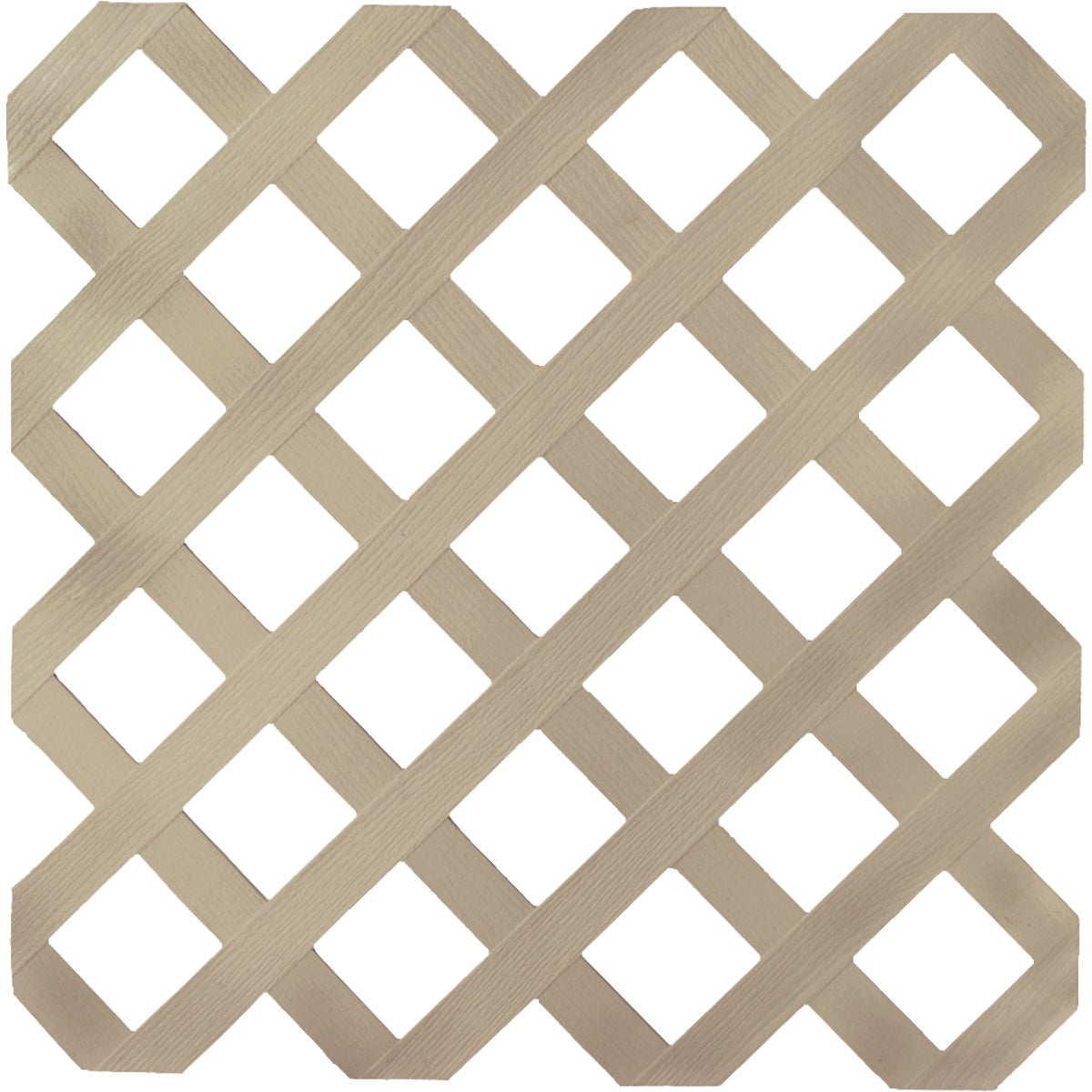 4X8 BROWNSTONE LATTICE - 103647 by Ufpi   Plstc Lattice