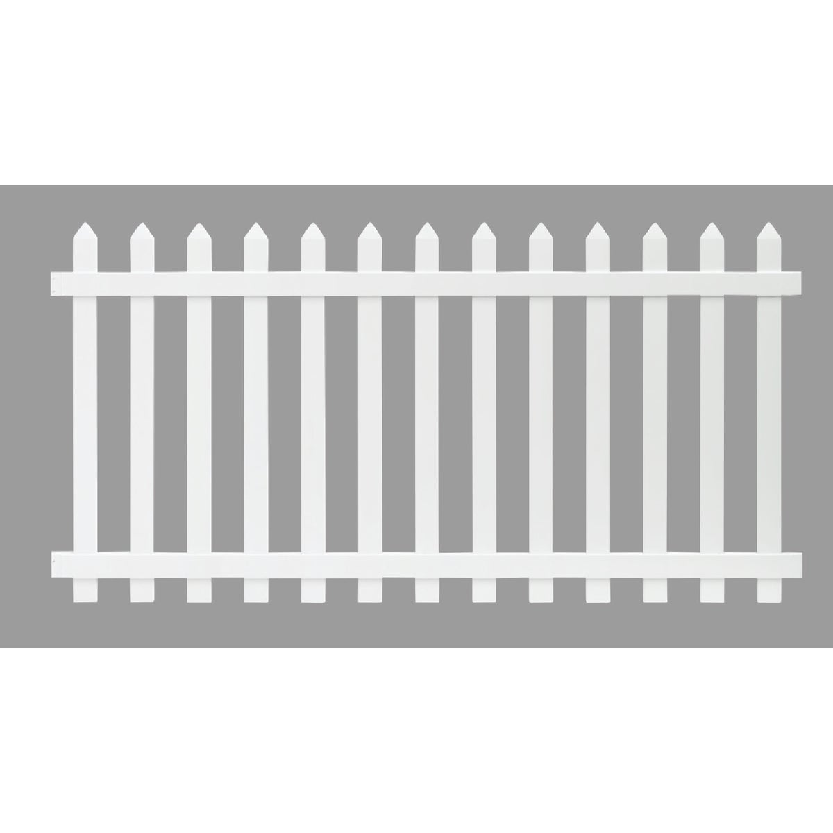 4X8 WH VNYL PICKET FENCE - 128004 by Ufpi Lbr & Treated