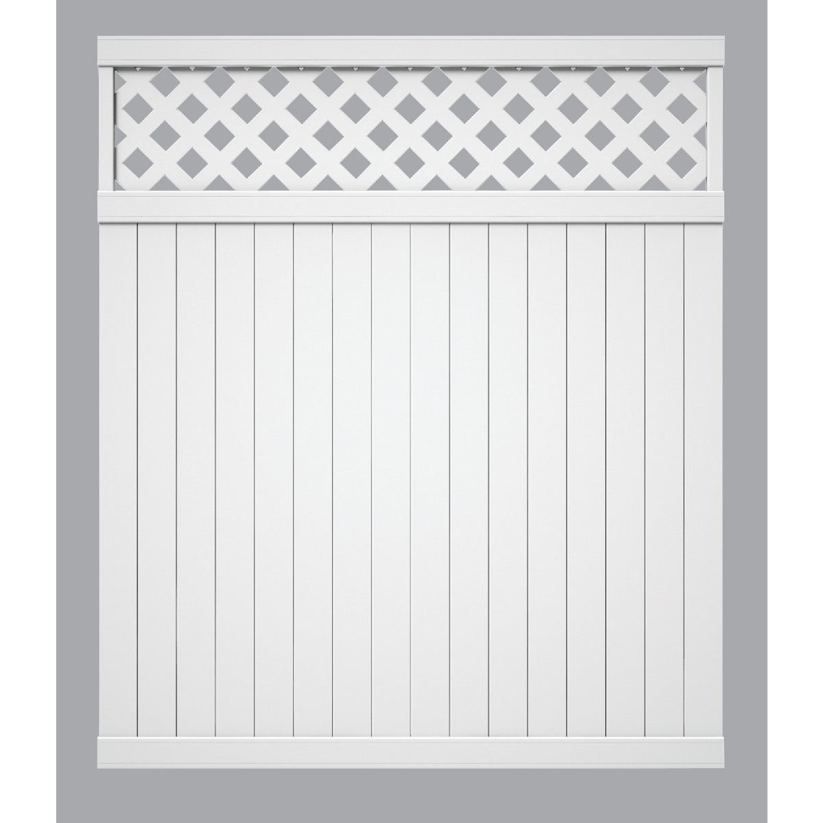 6X6 WH VNL LAT TOP FENCE - 128011 by Ufpi Lbr & Treated