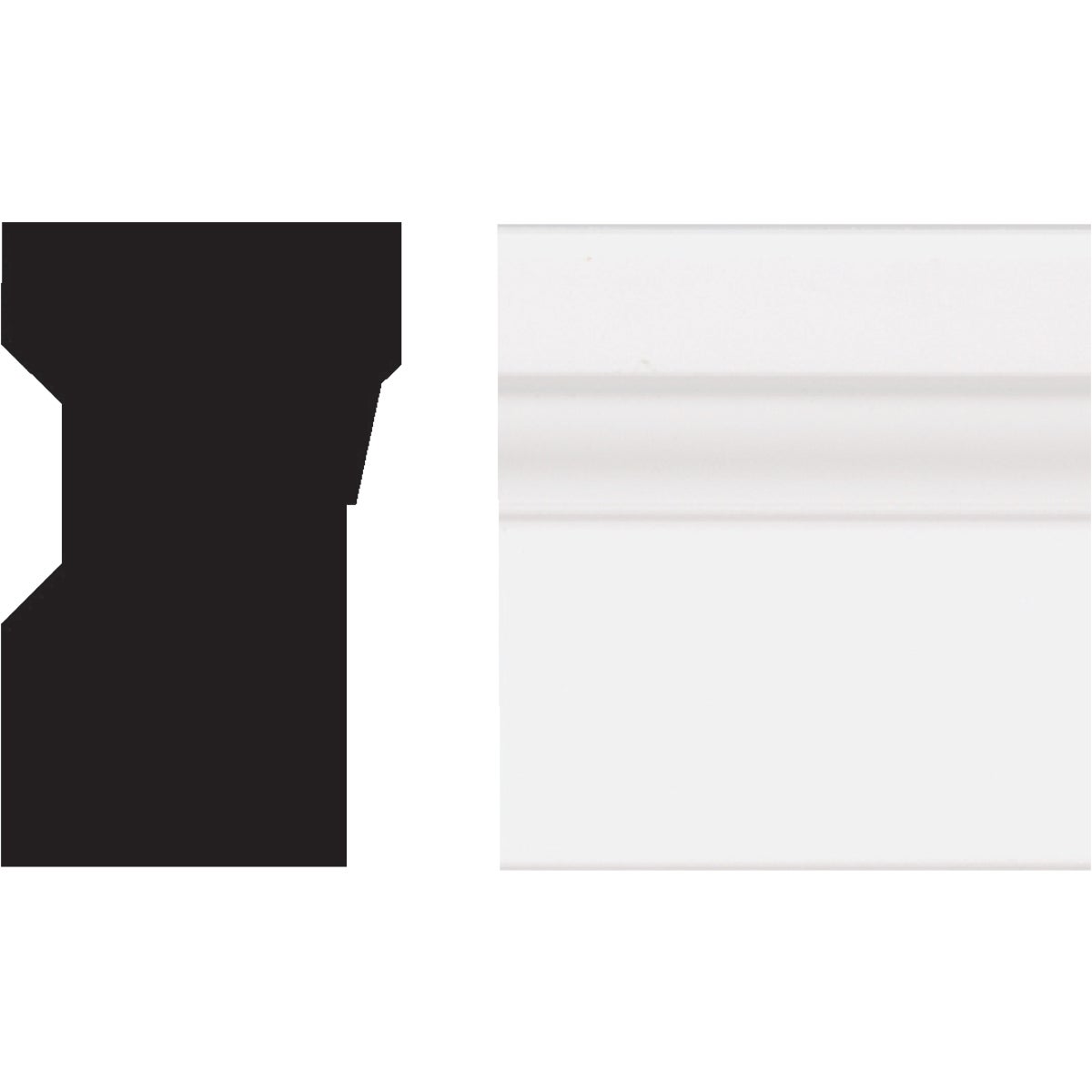 8' WHITE BRICK MOULD - 635-0800986 by Gossen Corp