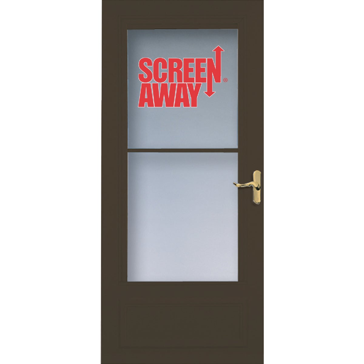 36" BRN SCREENAWAY DOOR - 83080 by Larson Mfg Co