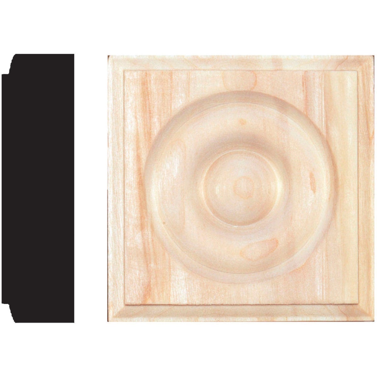 3-1/4" ROSETTE BLOCK