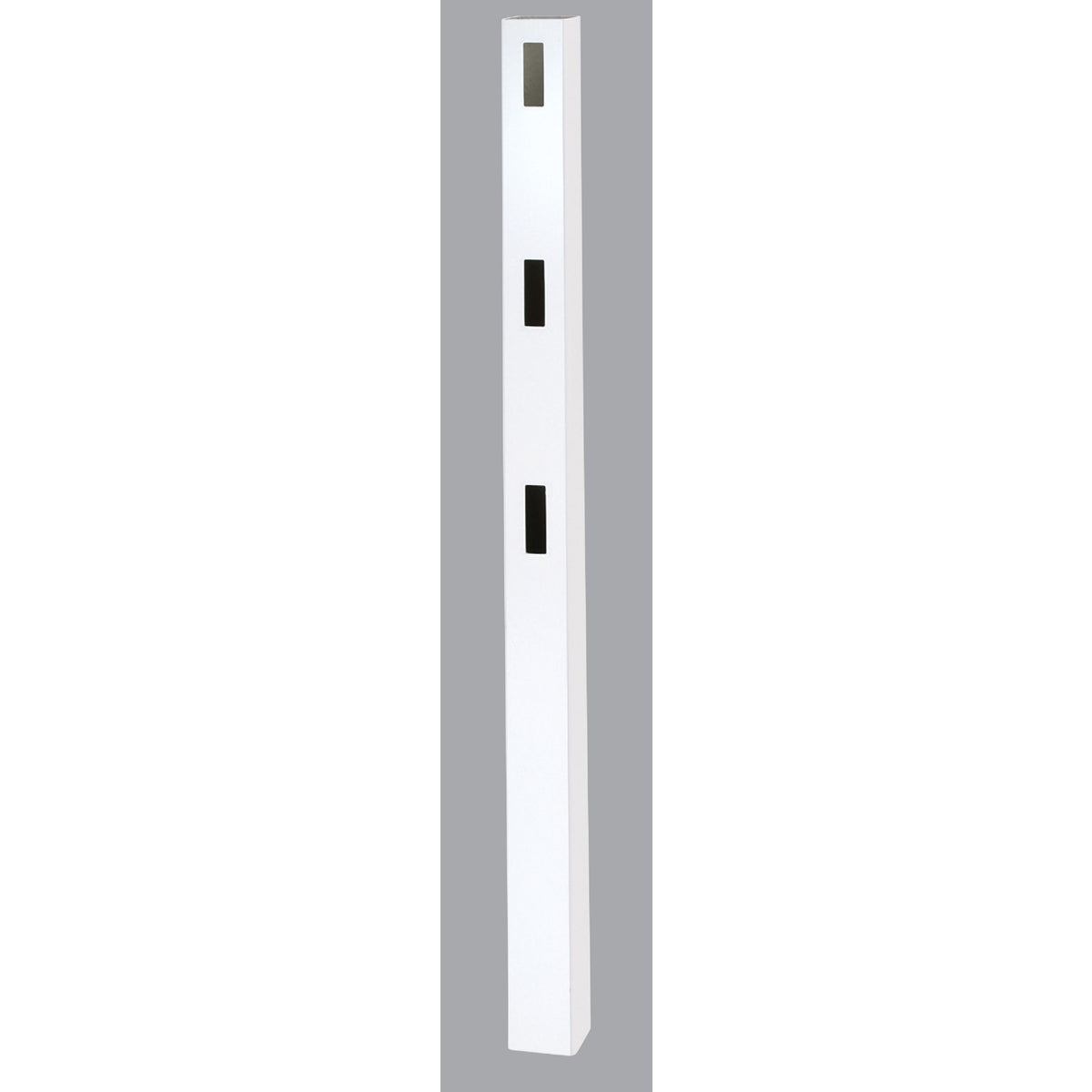 5X84 WHT 3RAIL LINE POST - FW653L by Genova Bldg Products
