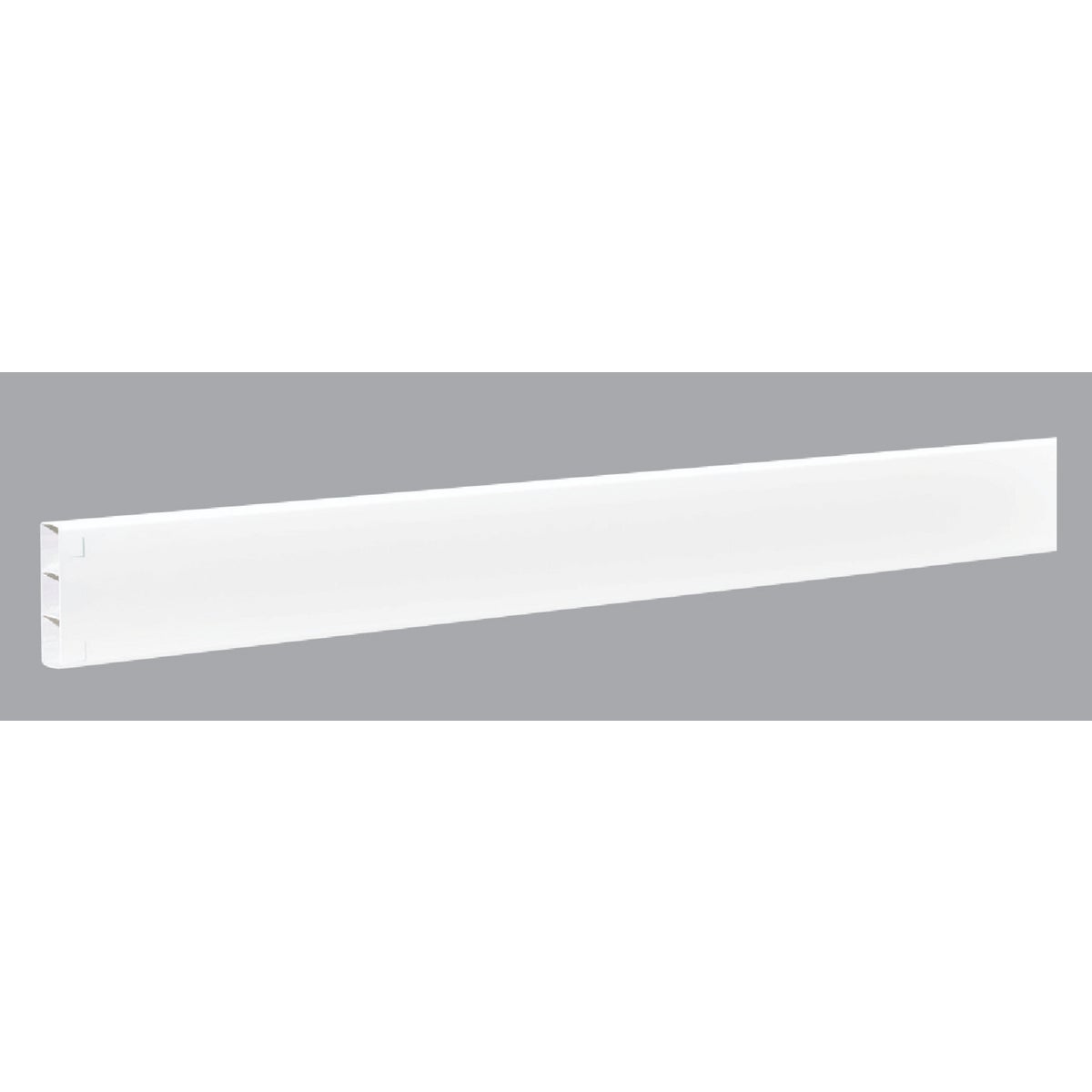 2X6X192 WHT RIBBED RAIL - FW192B by Genova Bldg Products