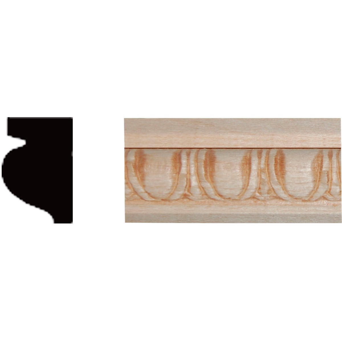 15/32X21/32X8' MOULDING - 630 by House Of Fara Inc