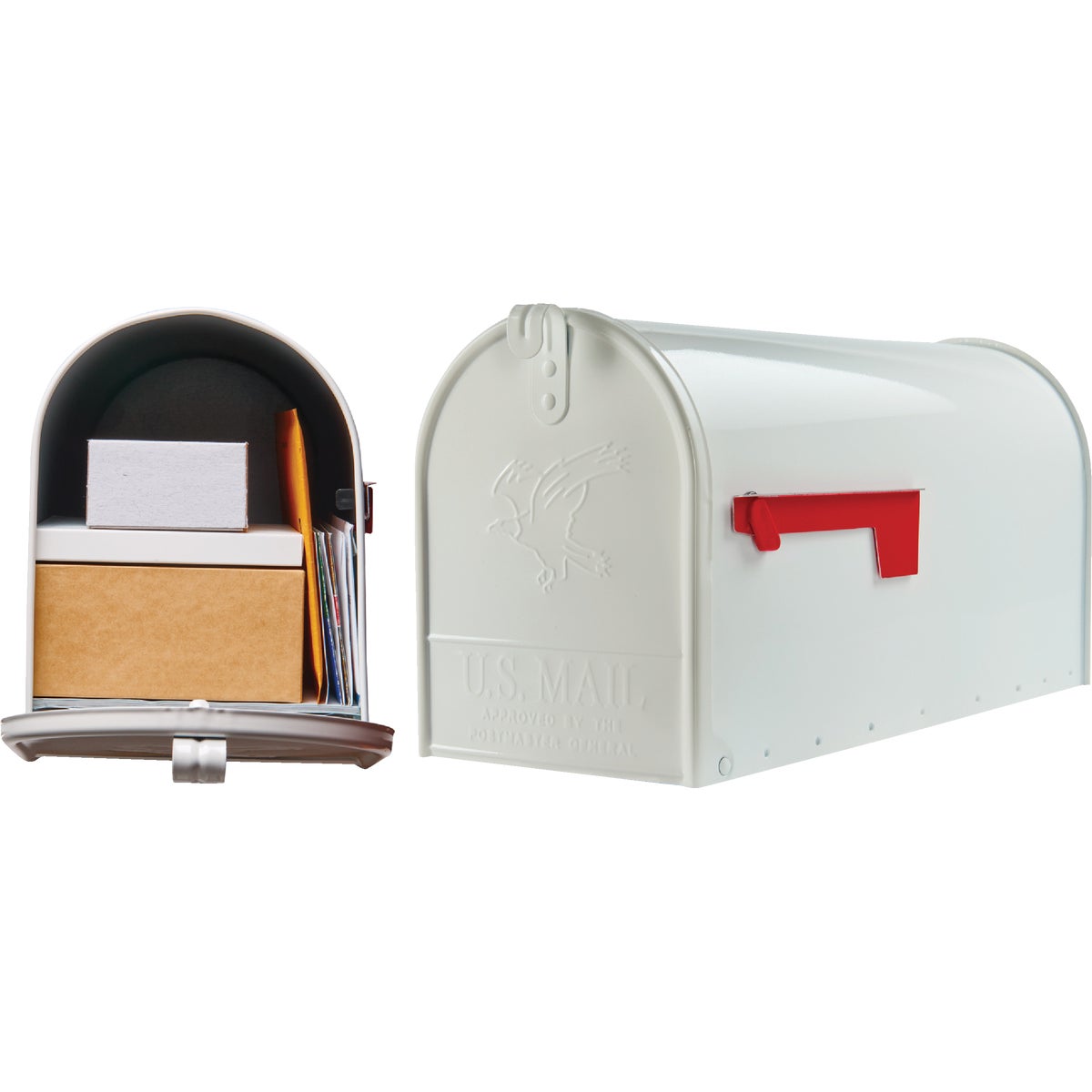 WHITE T2 MAILBOX - E16W#T2 by Solar Group