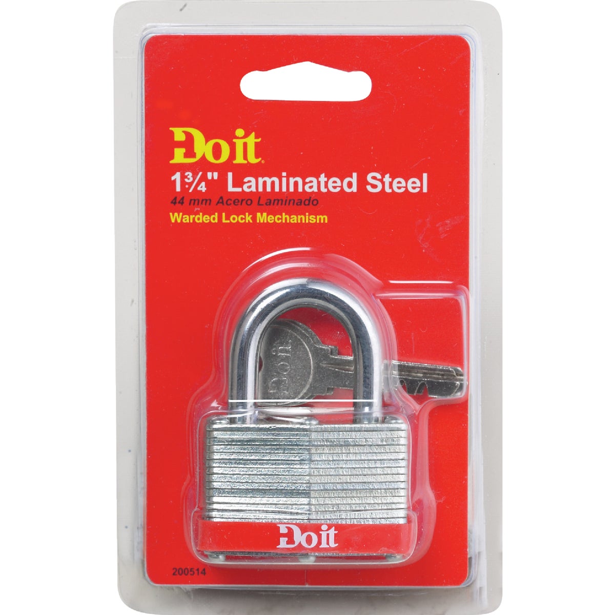 1-3/4" WARDED PADLOCK - 8594DDIB by Master Lock Company