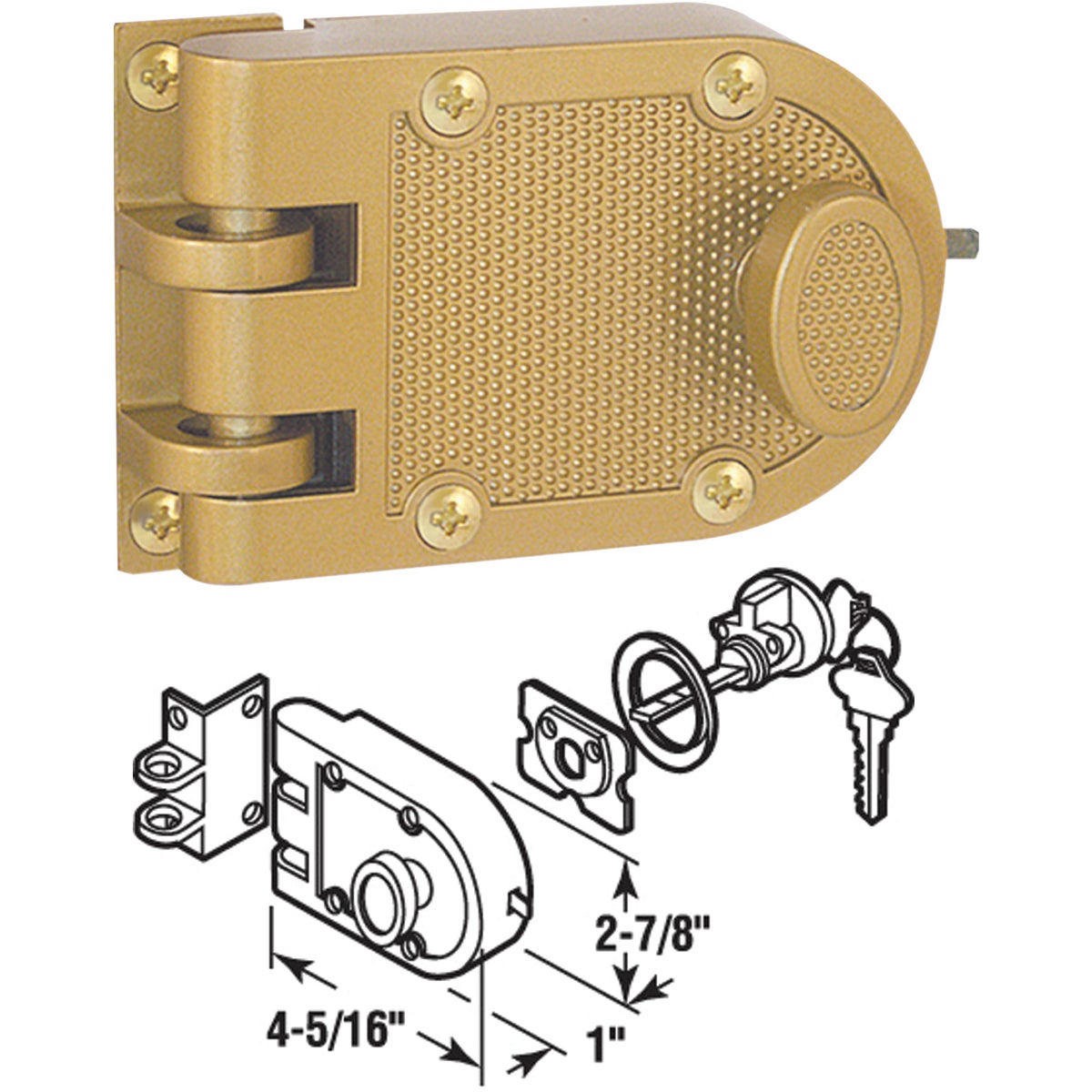 SINGLE CYLINDER DEADLOCK - U 9970 by Prime Line Products