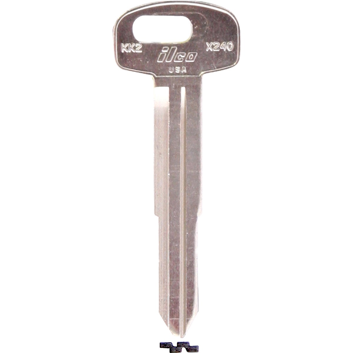 KK2 KIA AUTO KEY - X240 by Ilco Corp