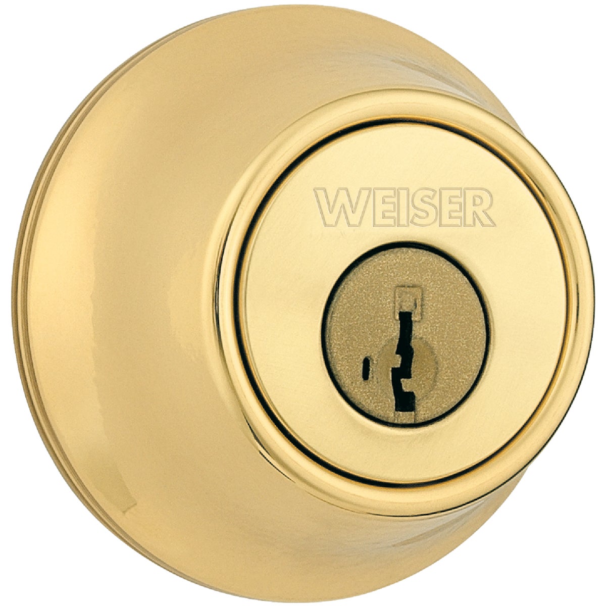 PB CP 1CYL SK DEADBOLT - GDC9471 3BR K3 SMT MS RL by Weiser Lock