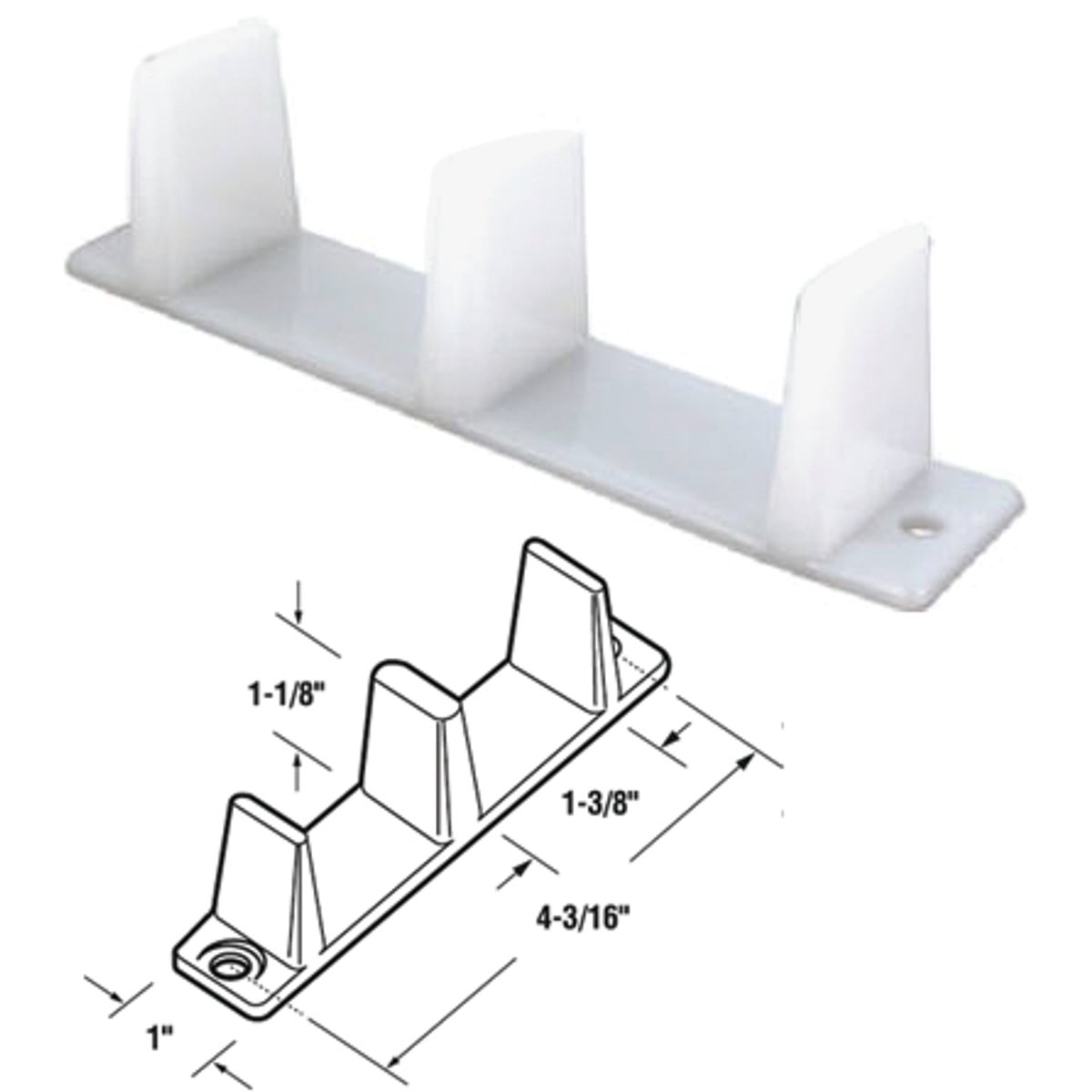 Closet Door Floor Guide - 16451 by Prime Line Products