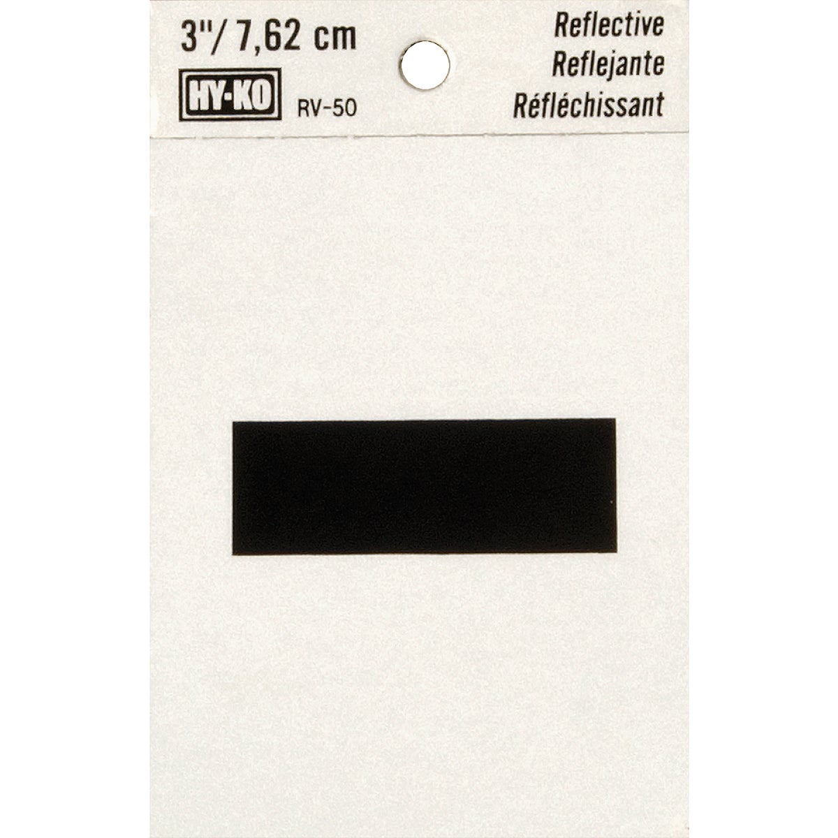 3" REFLECT HYPHEN - RV-50/HY by Hy Ko Prods Co