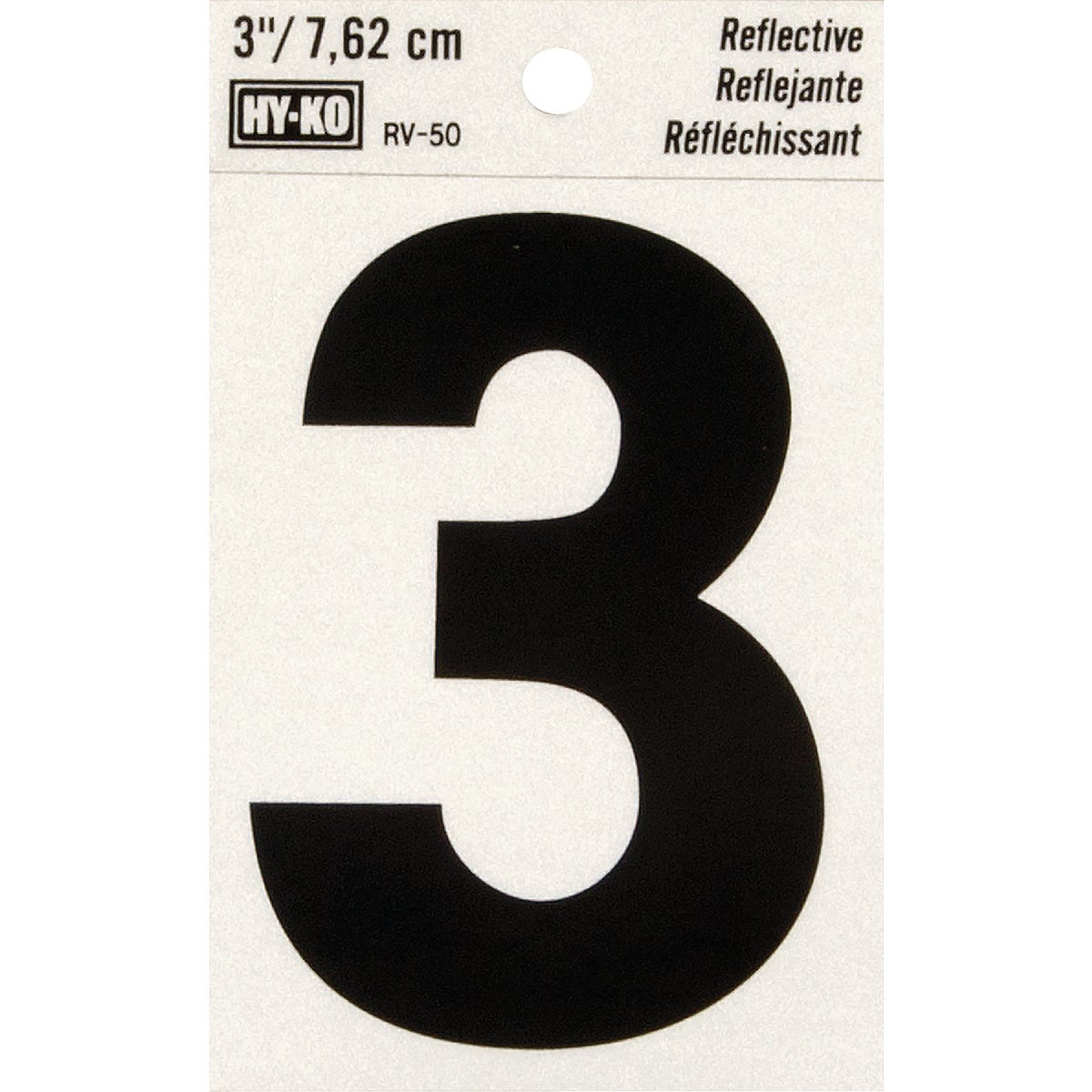 3" REFLECT NUMBER 3