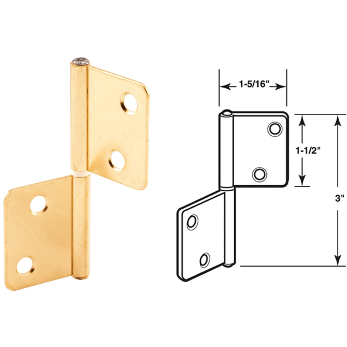 Bi-fold Closet Hinge - 162171 by Prime Line Products