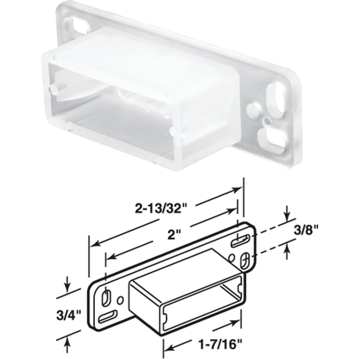 NYLON TRACK SOCKET - 22842 by Prime Line Products