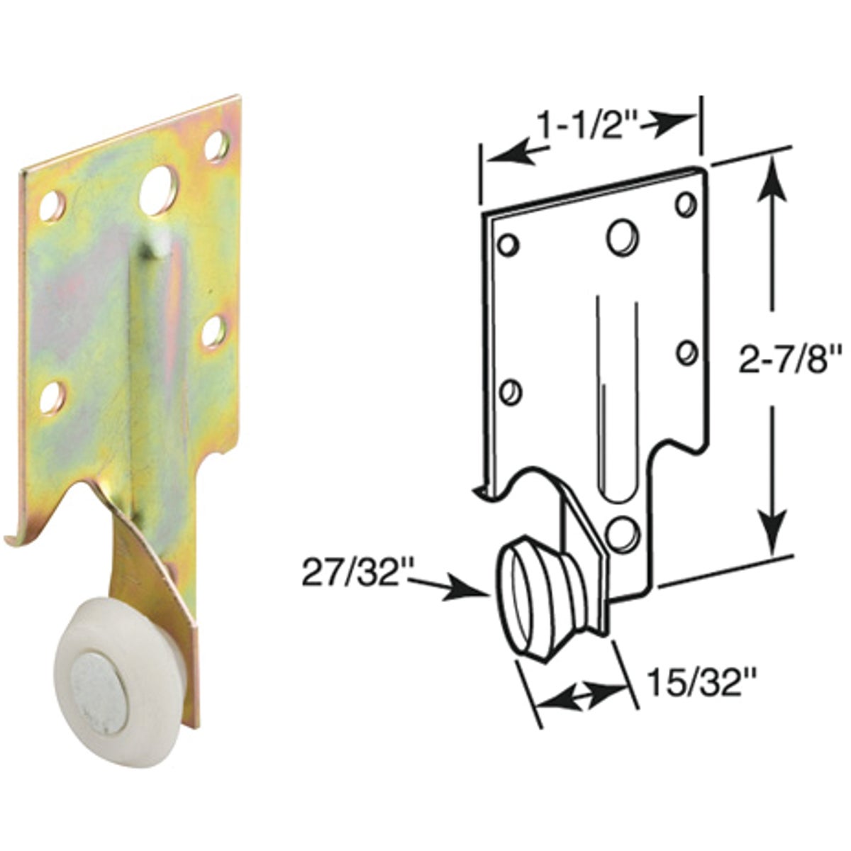 REAR ROLLER BRACKET - 221240 by Prime Line Products