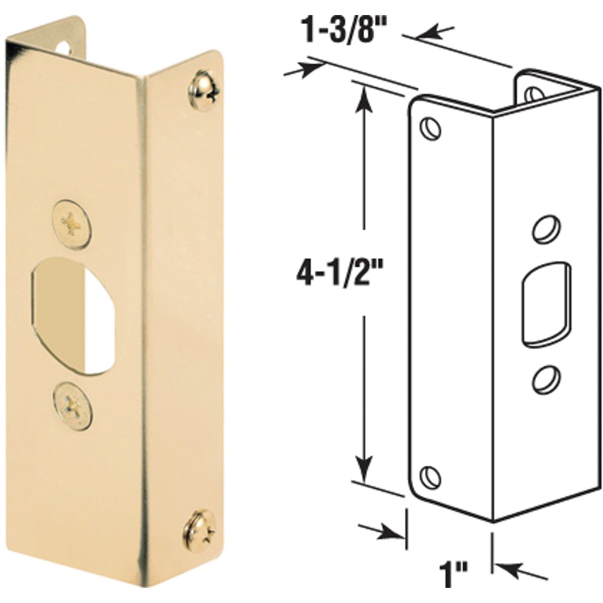 1-3/8"DOOR REINFORCEMENT - U 9566 by Prime Line Products