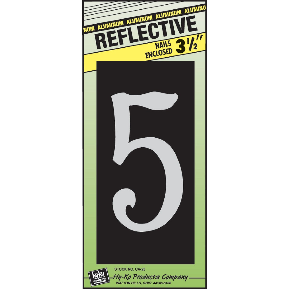 3-1/2" COLONIAL NUMBER 5 - CA-25/5 by Hy Ko Prods Co