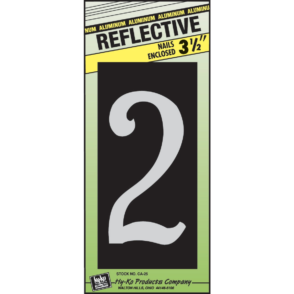 3-1/2" COLONIAL NUMBER 2 - CA-25/2 by Hy Ko Prods Co