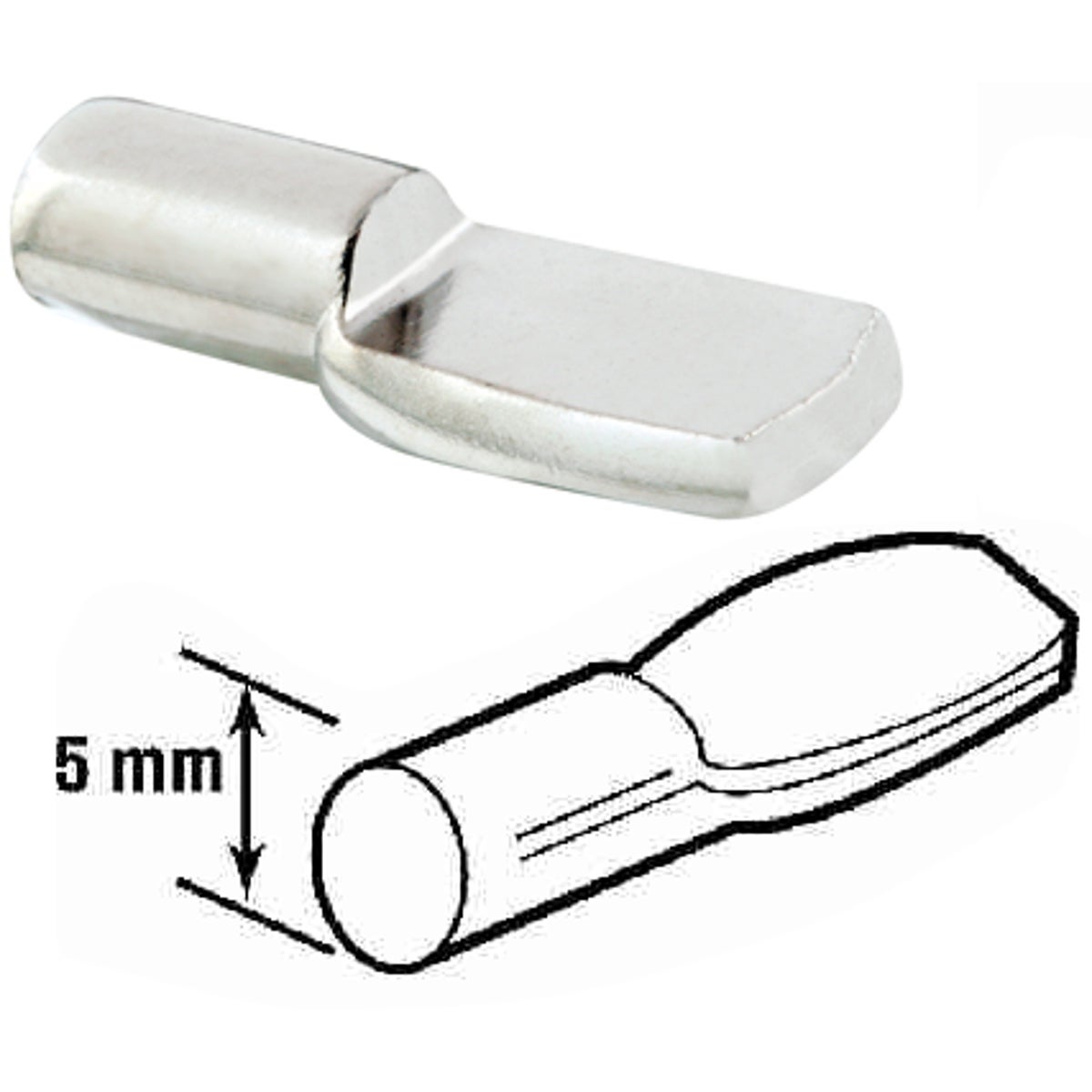 CHROME SHELF SUPPORT - 242158 by Prime Line Products