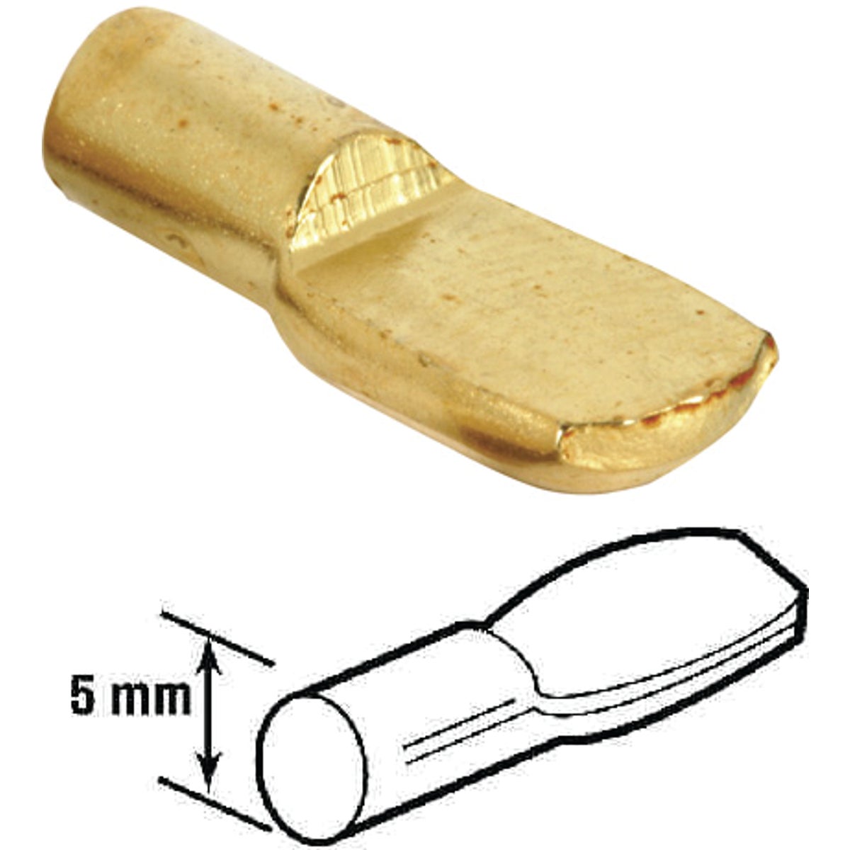 BRASS SHELF SUPPORT - 243388 by Prime Line Products