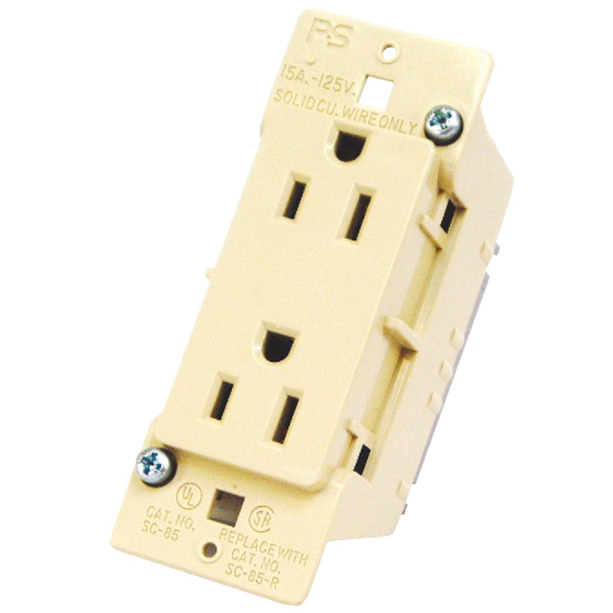 DUPLEX RECEPTACLE - E102C by U S Hardware