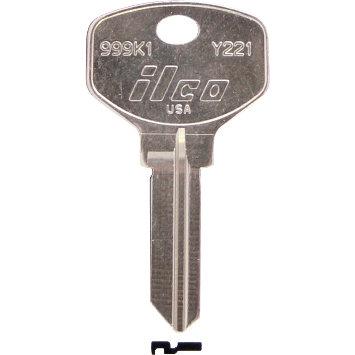Y221 YALE DOOR KEY - 999K1 by Ilco Corp