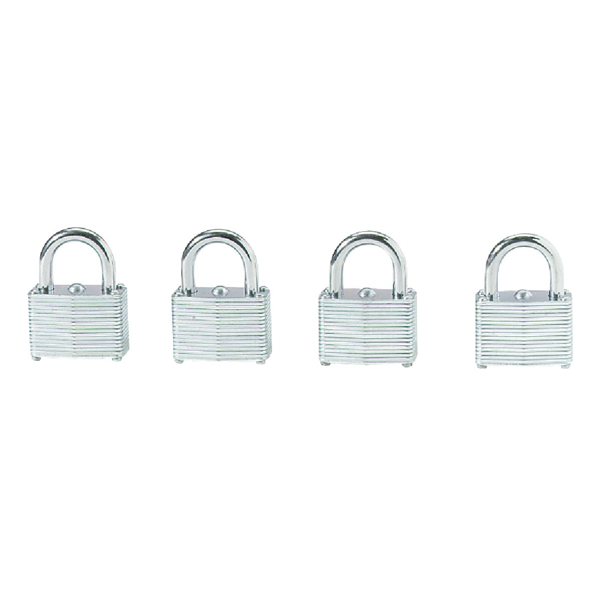 4PK 1-1/2"WARDED PADLOCK - 8596QDIB by Master Lock Company